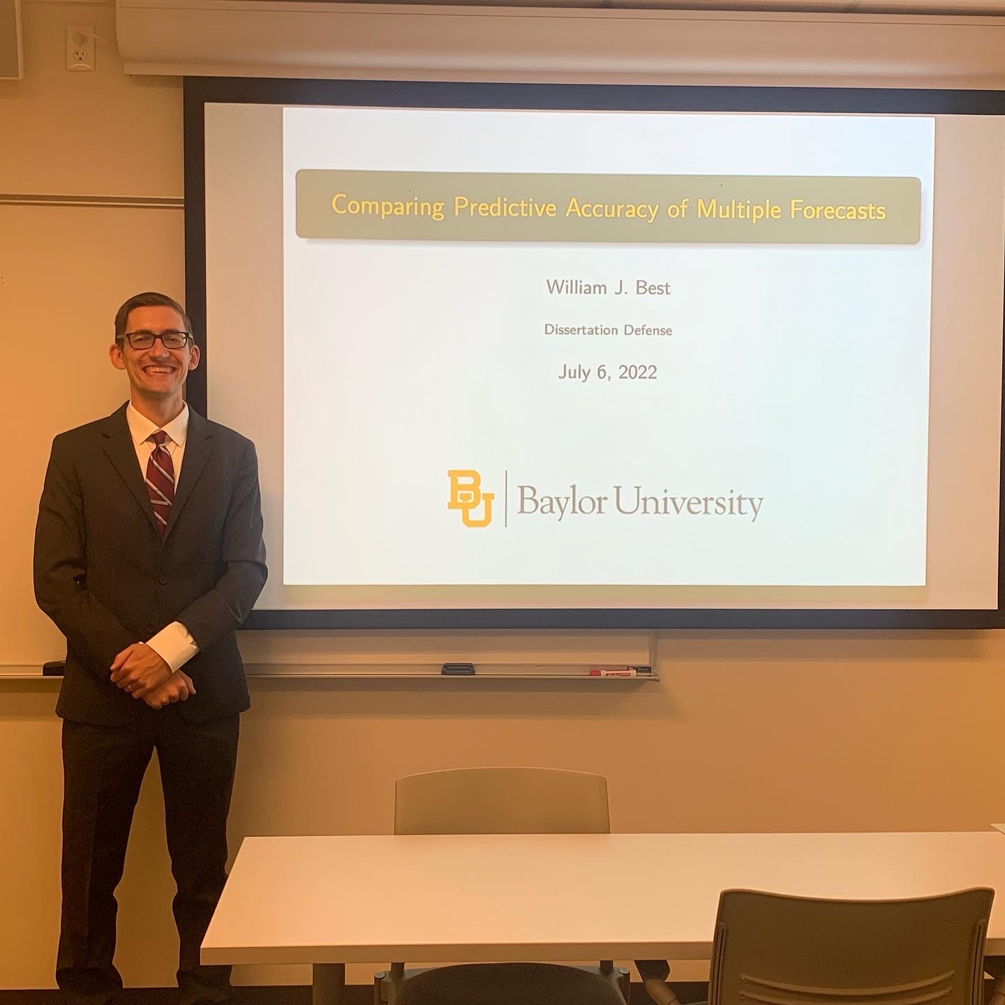 Congratulations to Dr. Will Best